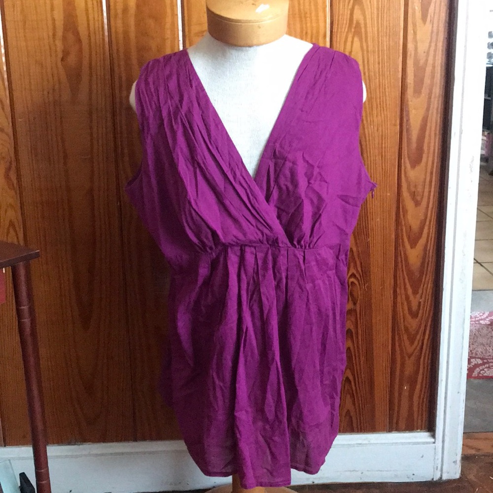 Dark lavender tank top
